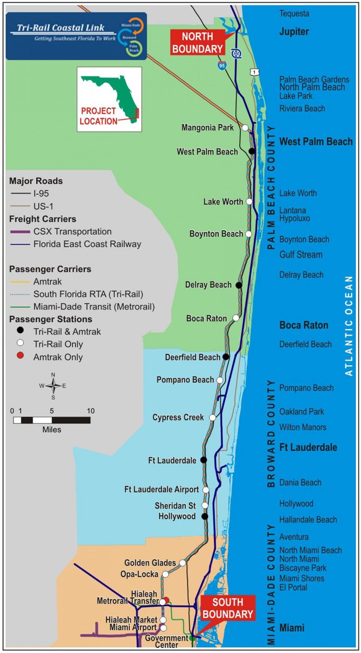 トレールの駅の地図