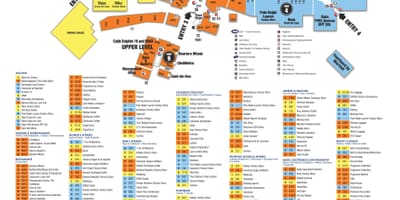 地図のドルフィンモールマイアミ