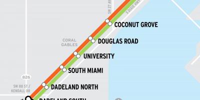 金庫マイアミの地図